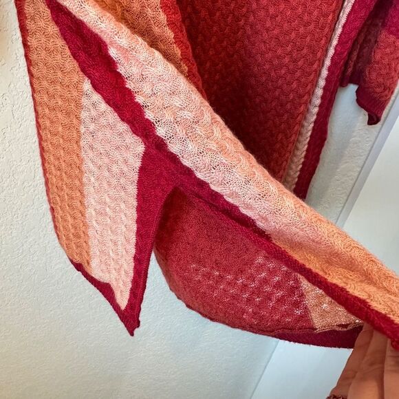Soft Surroundings Red Coral Wool Blend Soft Lightweight Knit Sweater Size L EUC - Picture 3 of 7